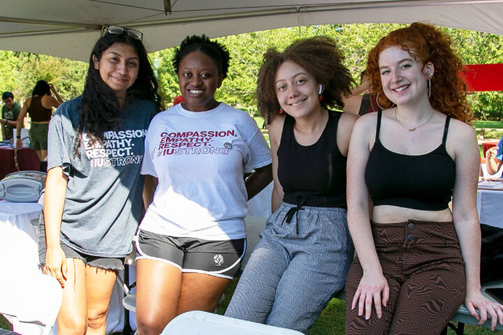 A group of students from the IUB School of Education.
